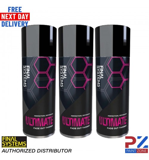 3 x FINAL SYSTEMS ULTIMATE FADE OUT THINNER - 400ml